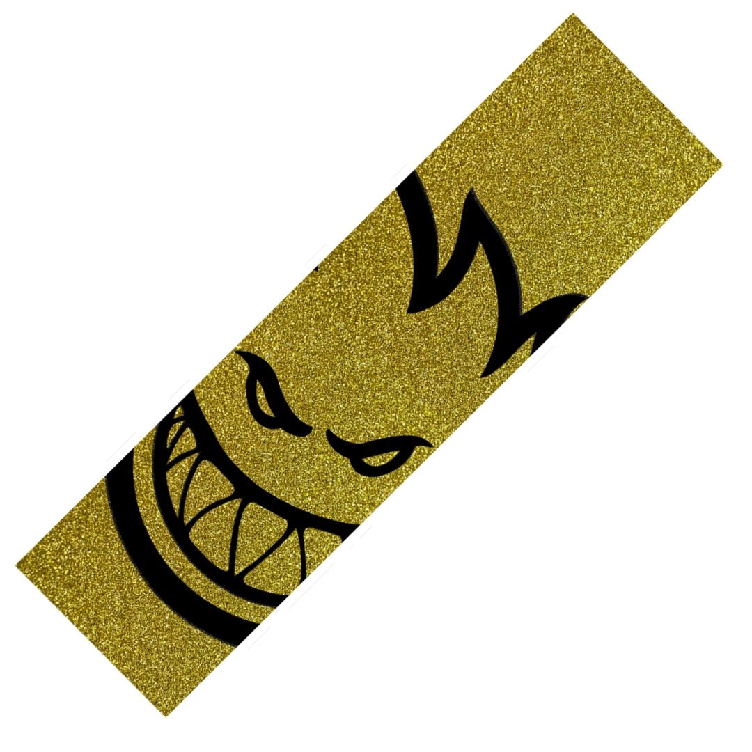 Spitfire Graphic Griptape Bighead Gold Glitter - Skateboard-Kleinteile - Rollbrett Mission