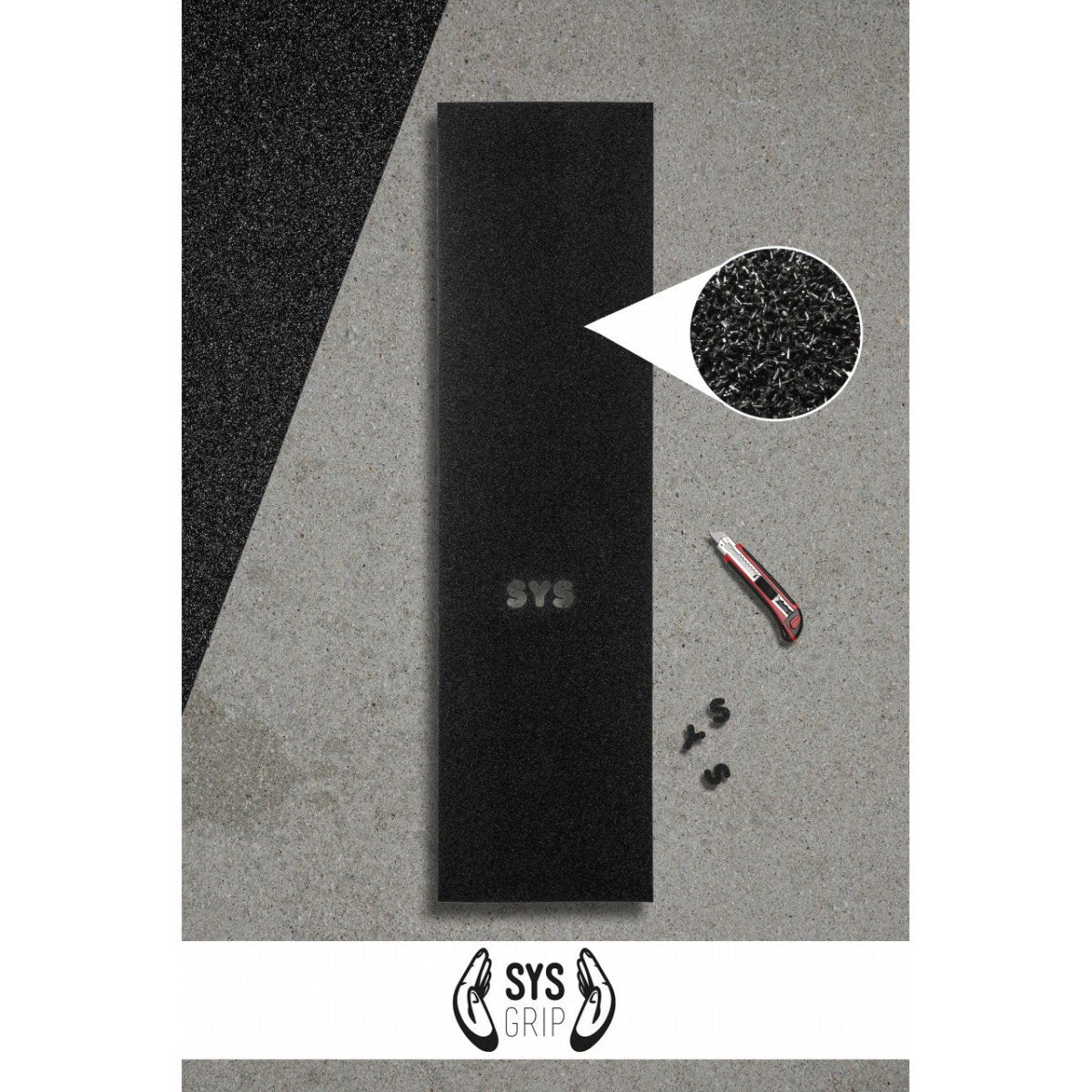 SYS Save Your Shoes Griptape - 5er-Pack - Skateboard-Kleinteile - Rollbrett Mission