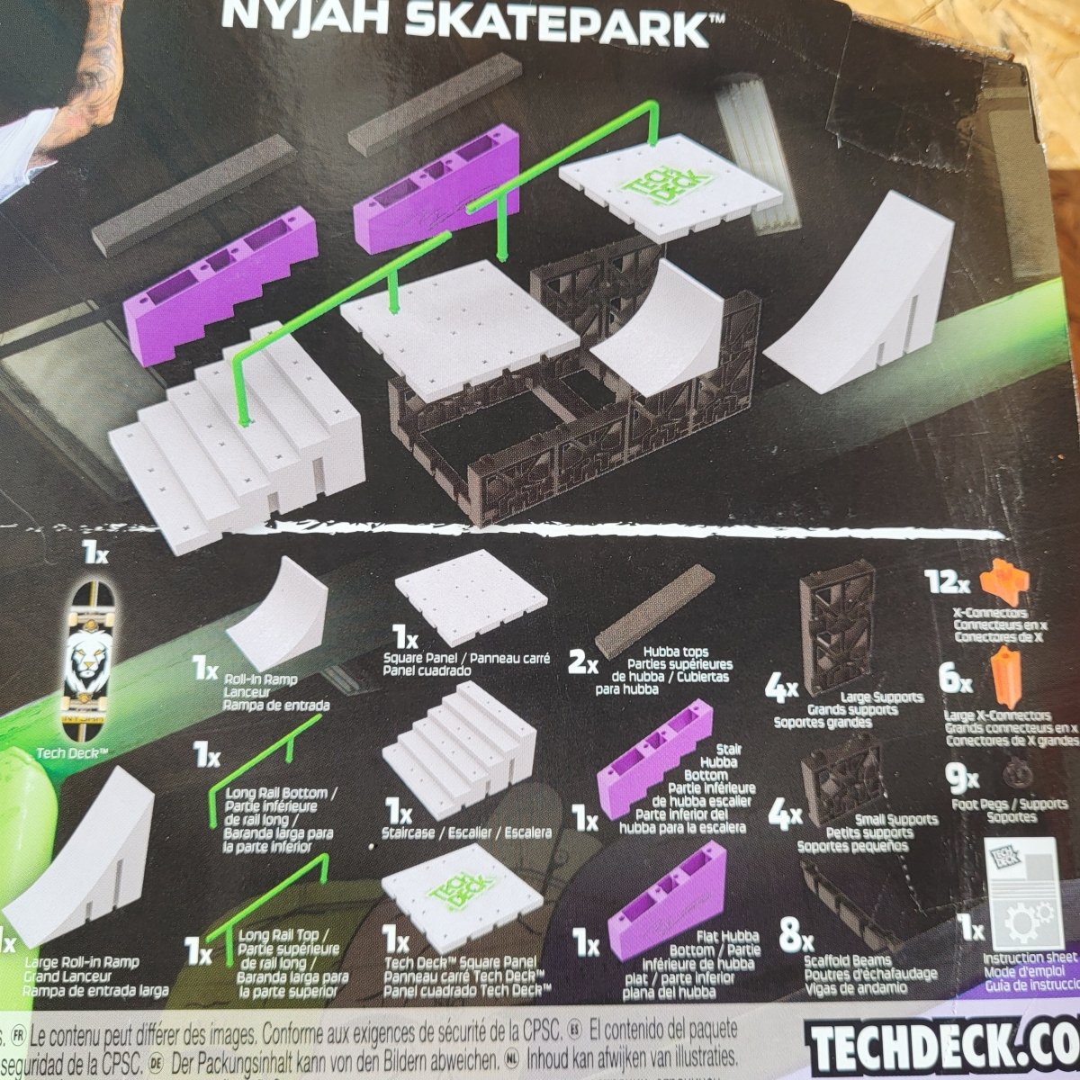 TechDeck Nyjah Skatepark Set - Fingerboard - Rollbrett Mission
