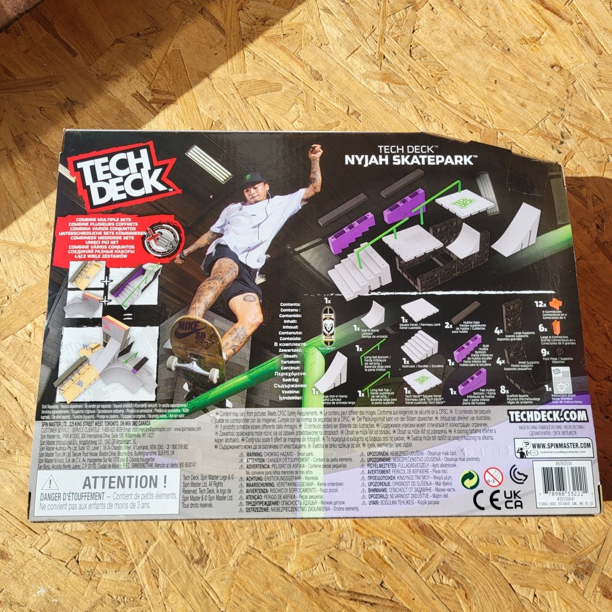 TechDeck Nyjah Skatepark Set - Fingerboard - Rollbrett Mission