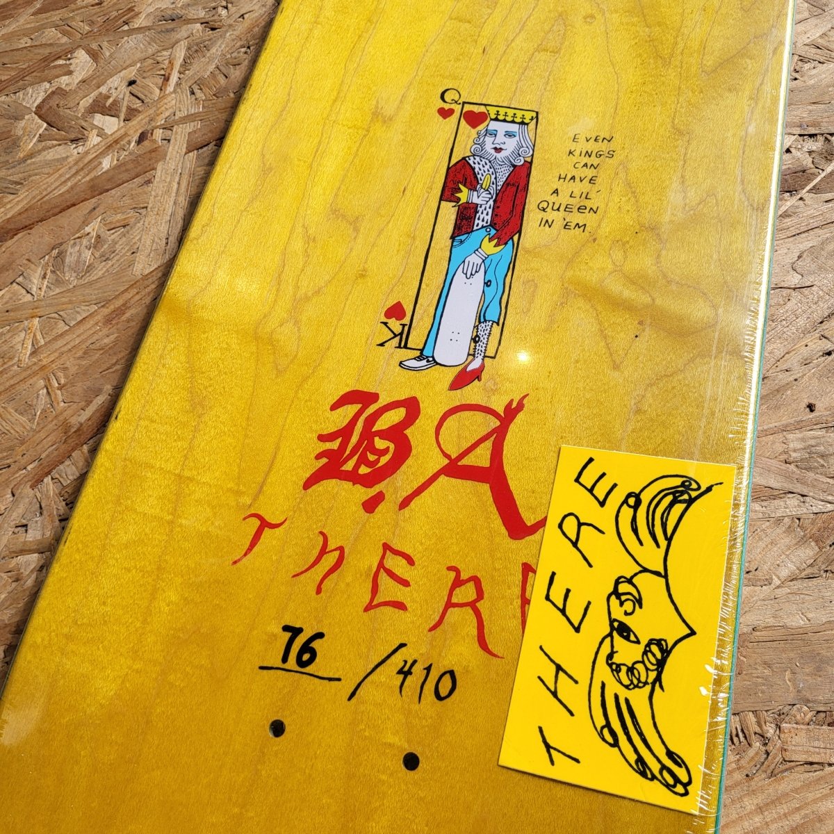 There Skateboards Brian Anderson Queen of Kings Deck - Skateboard-Decks - Rollbrett Mission