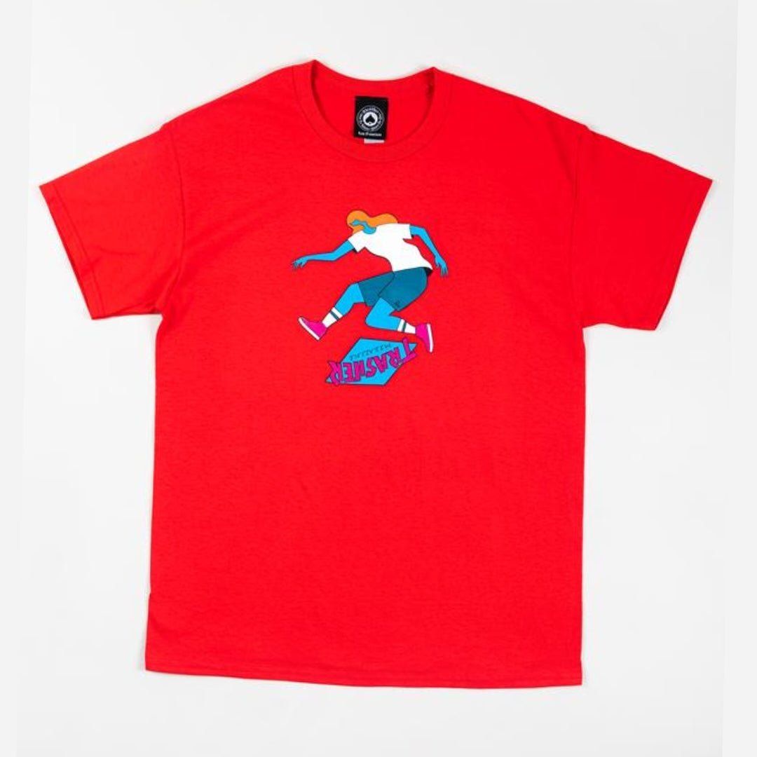 Thrasher T-Shirt Tre by Parra red - Rollbrett Mission