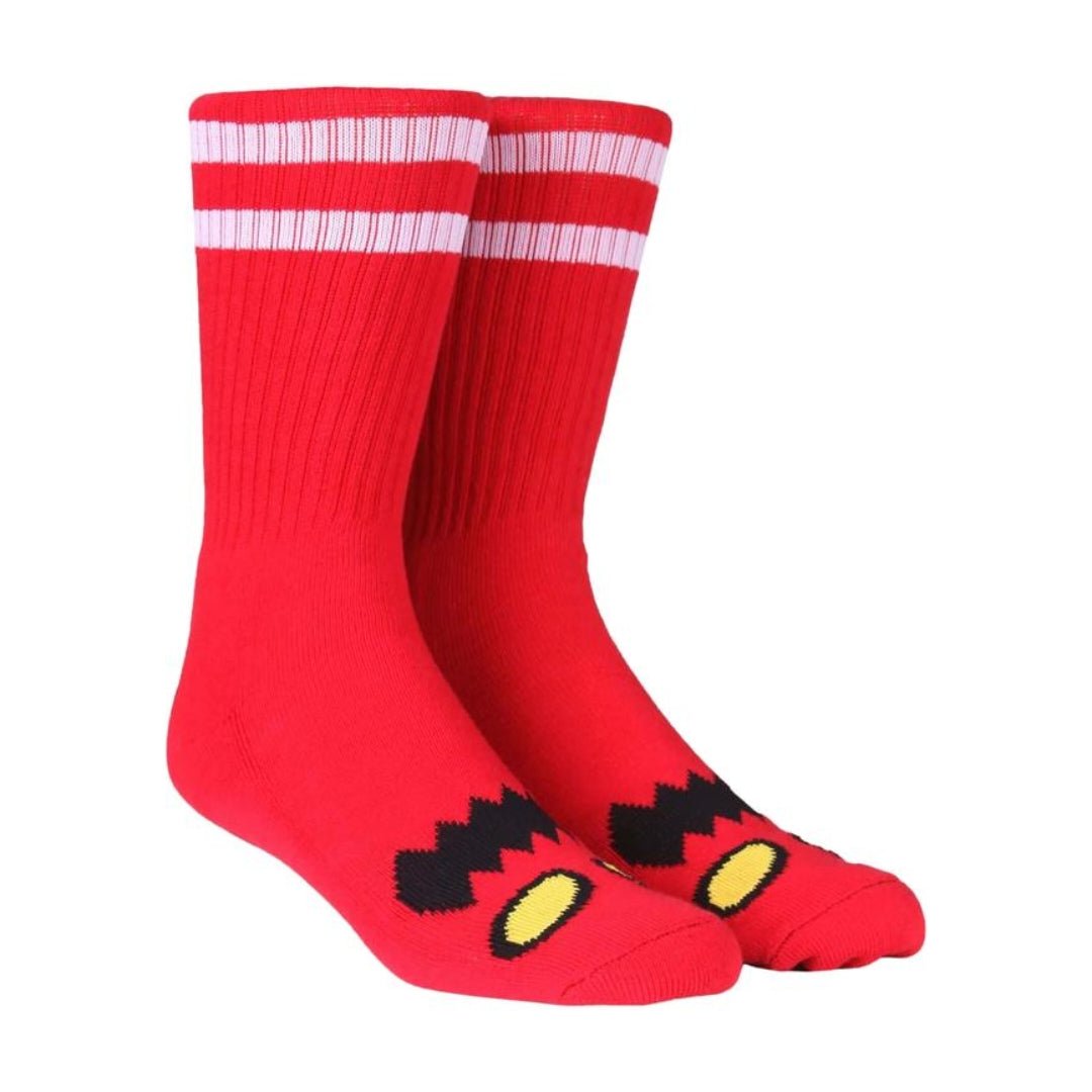 Toy Machine Socks Monster Face red Socken - Socken - Rollbrett Mission