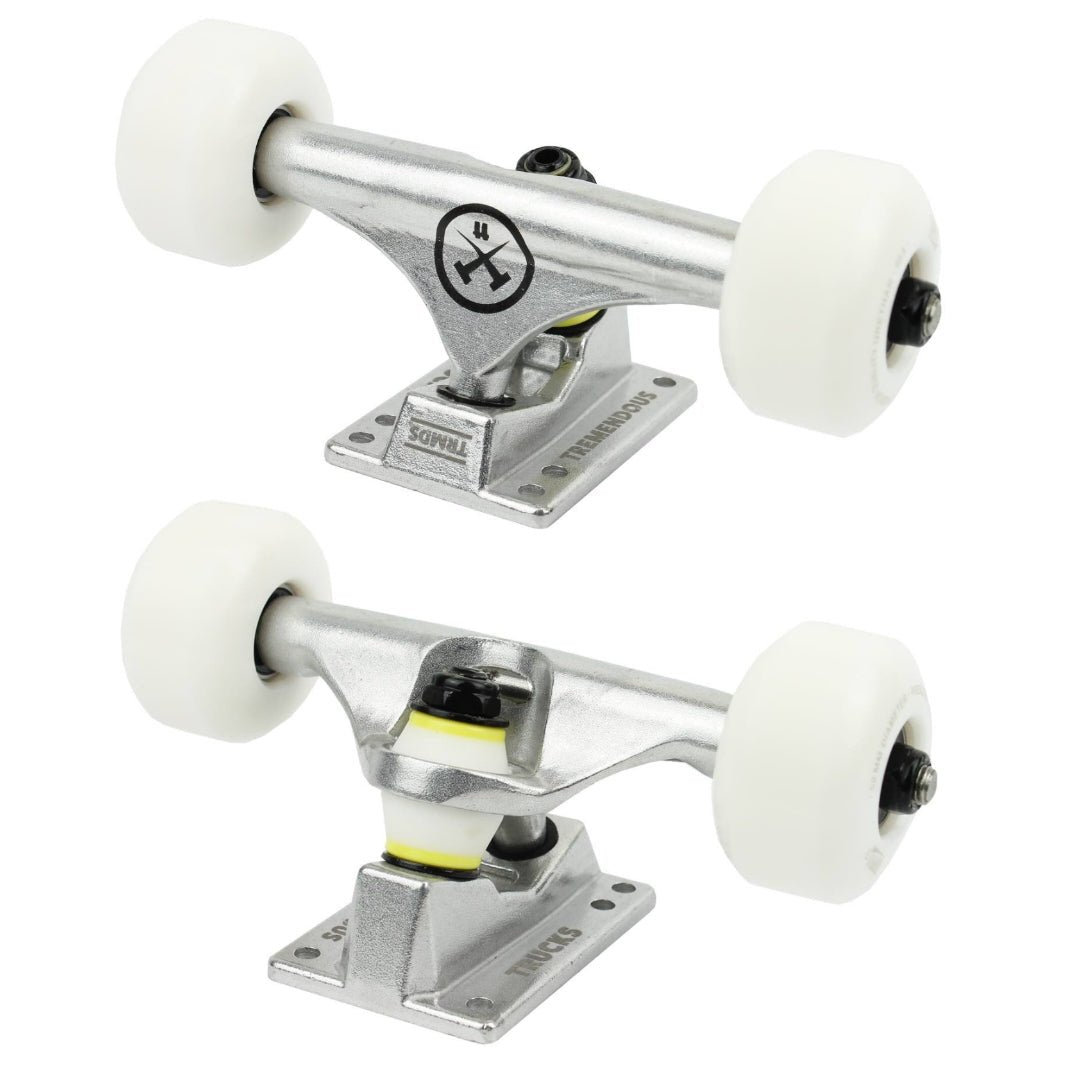 Tremendous Zupply 4.5 silver Komponenten Achsen Set - Skateboard-Teile - Rollbrett Mission