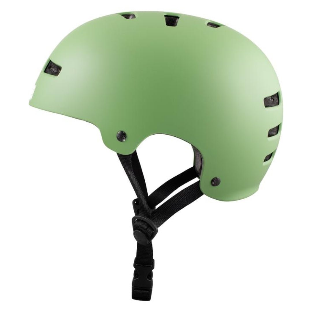 TSG Helm Evolution Solid fatigue green - Skateboarding-Schutzausrüstung - Rollbrett Mission