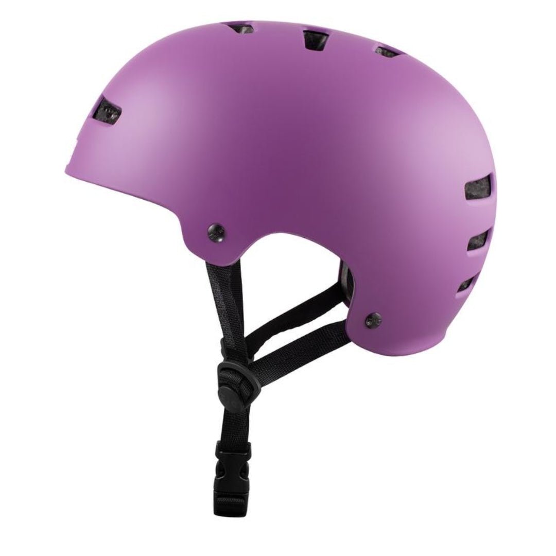 TSG Helm Evolution Solid satin purple - Skateboarding-Schutzausrüstung - Rollbrett Mission