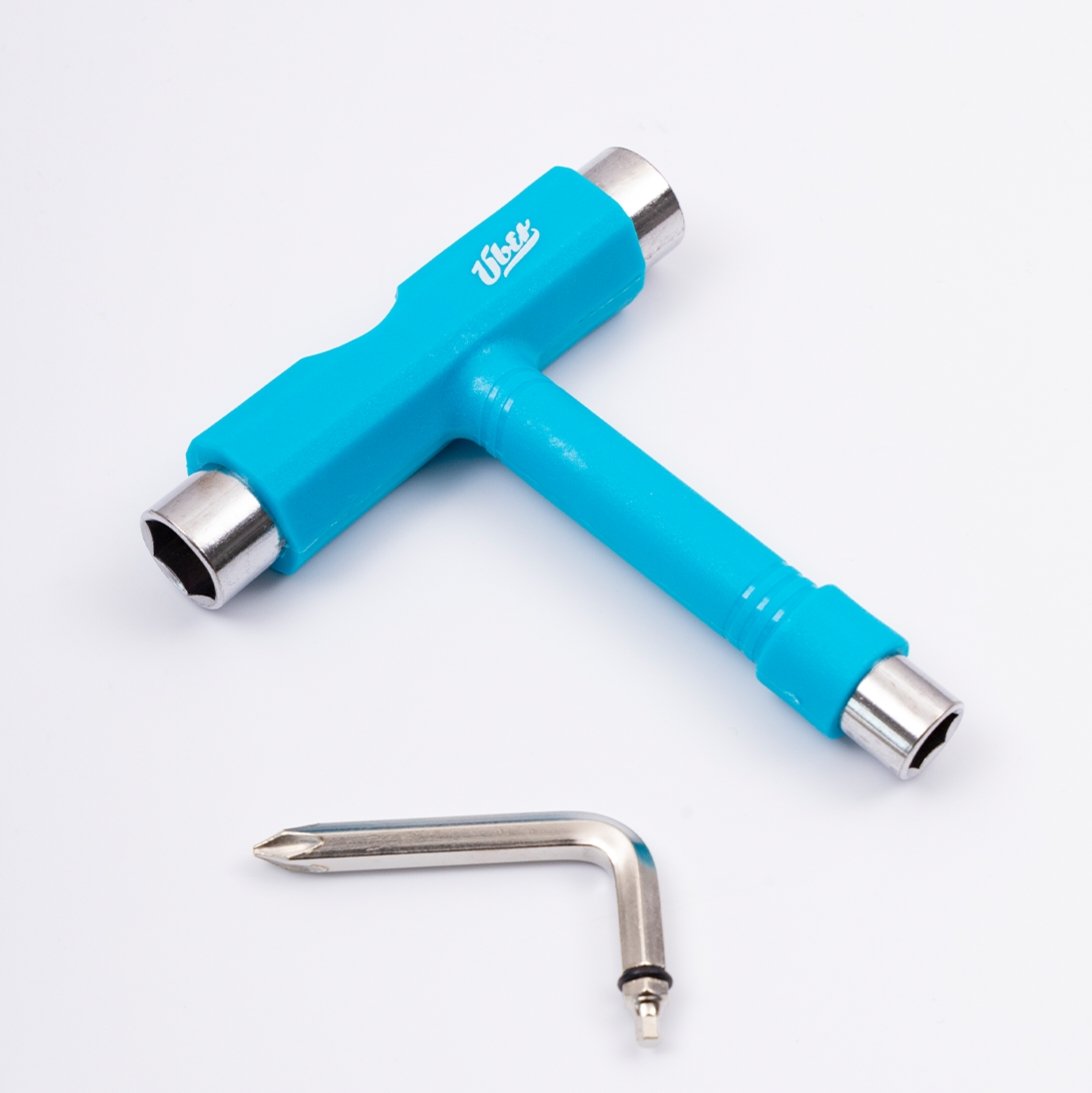 Über T-Tool light blue Skatetool Werkzeug - Skateboard-Kleinteile - Rollbrett Mission