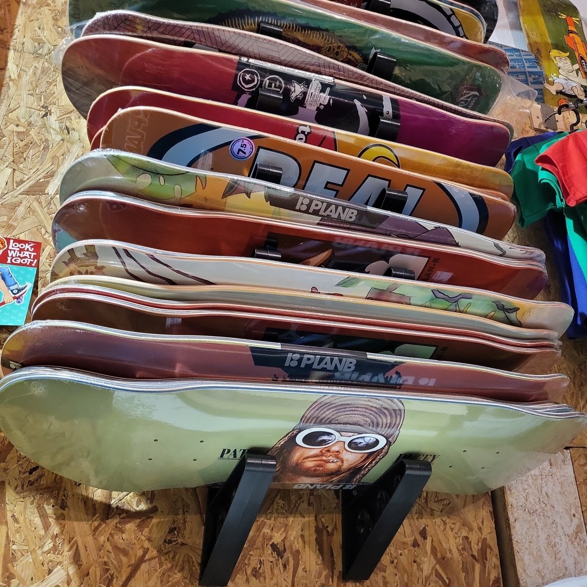 Wandhalterung für Skateboards, 3er Pack - Skateboarding - Rollbrett Mission