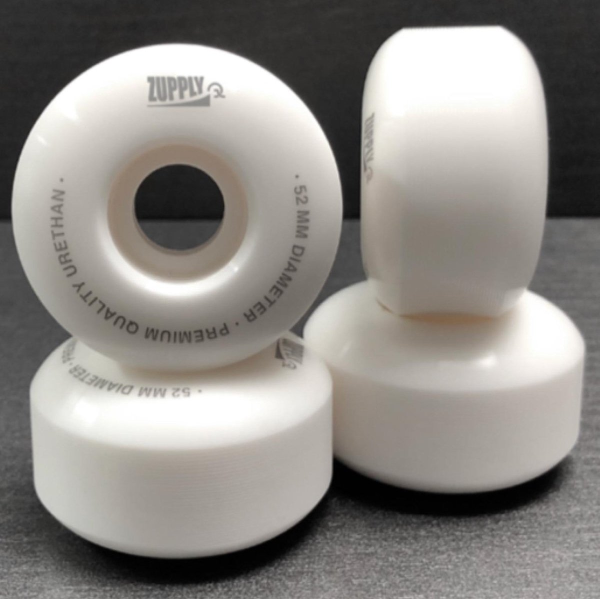 Zupply V1 52mm 98A Logo Wheels - Skateboard-Rollen - Rollbrett Mission