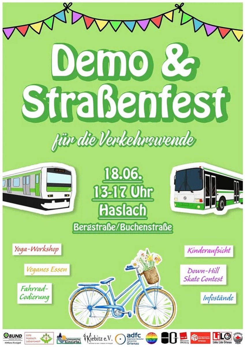 Demo & Straßenfest Haslach - 18.06.2023 - Rollbrett Mission
