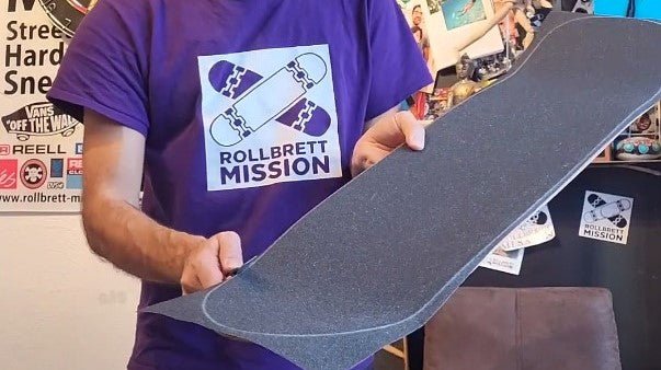 Griptape richtig aufziehen - Rollbrett Mission