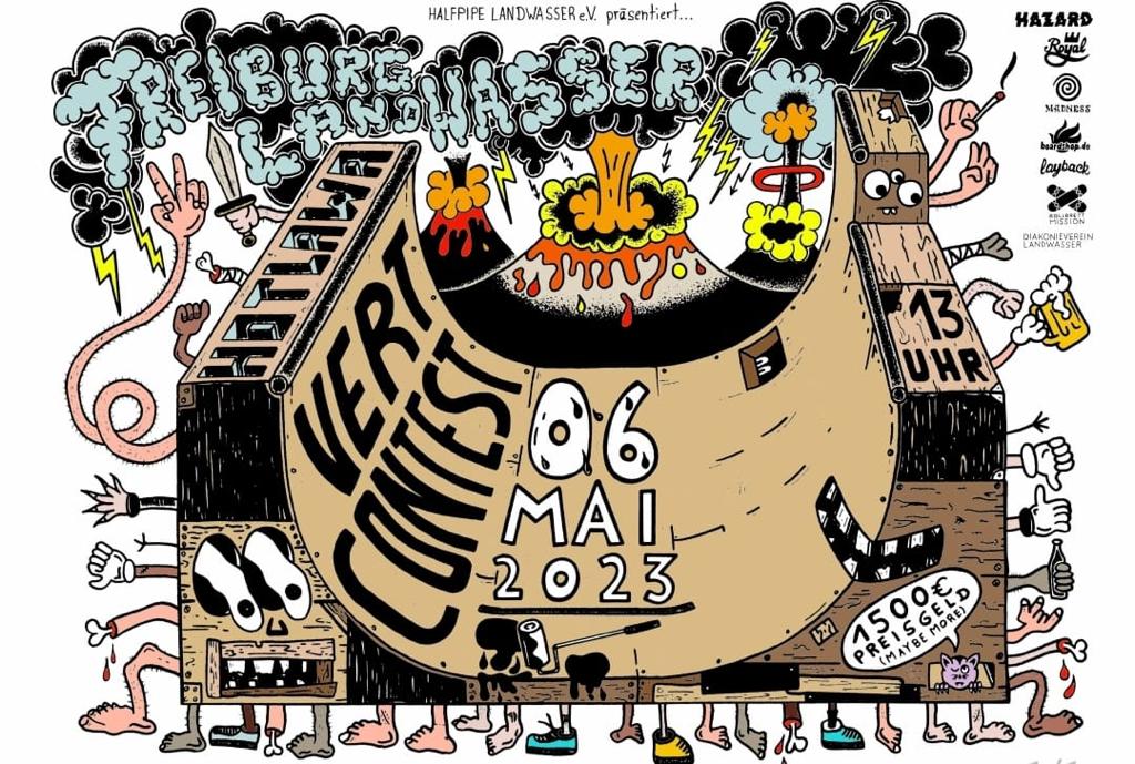 Hot LaWa Halfpipe Contest Freiburg 6. Mai - Rollbrett Mission