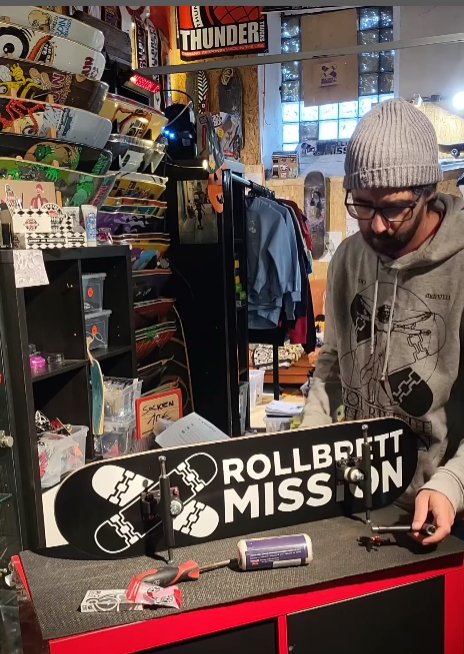 Mattis erstes Board... - Rollbrett Mission