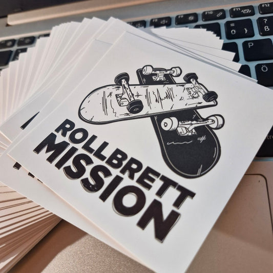 Neues Design, neue Sticker... - Rollbrett Mission