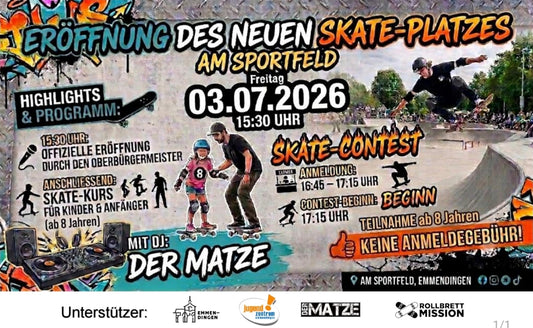 03.07.2026 - Eröffnung Skatepark Emmendingen
