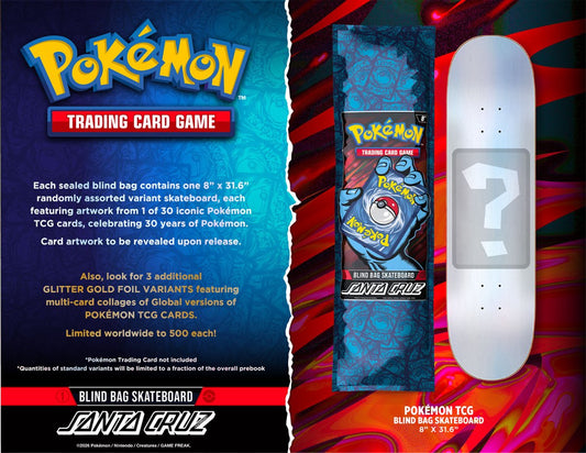 Santa Cruz x Pokémon Blind Bag Decks - Rollbrett Mission