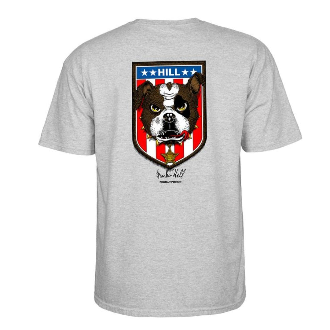 Powell Peralta T-Shirt Frankie Hill Bulldog grey