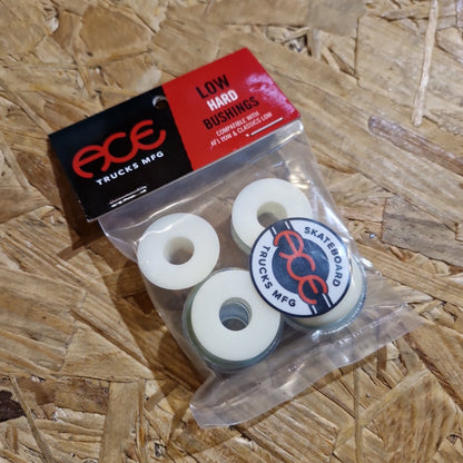 ACE Bushings Low Hard 94A white - Skateboard-Kleinteile - Rollbrett Mission