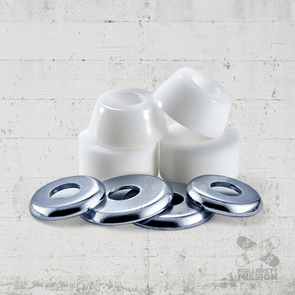 ACE Bushings Low Medium Stock 91A 86A white - Skateboard - Kleinteile - Rollbrett Mission