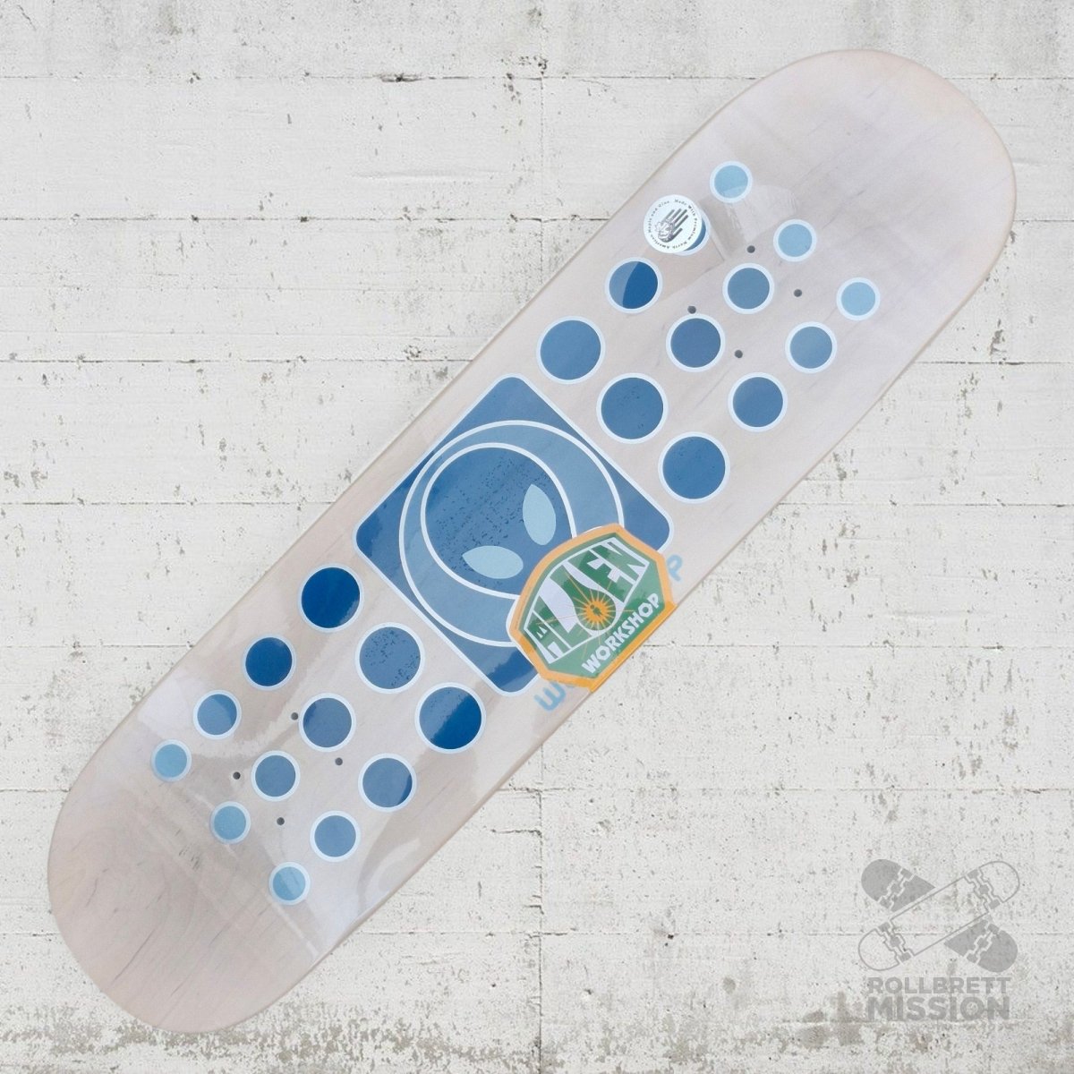 Alien Workshop Dot Fade White Wash creme Twintail 8.25" Deck - Skateboard - Decks - Rollbrett Mission