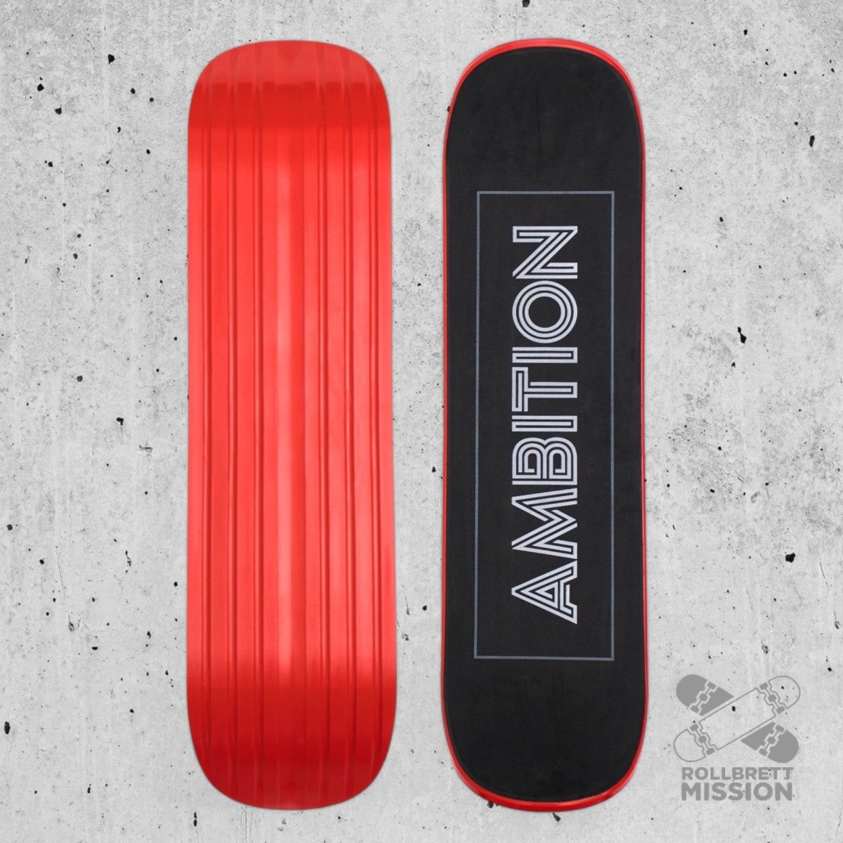 Ambition Snowskate JIB red - Skateboard - Decks - Rollbrett Mission