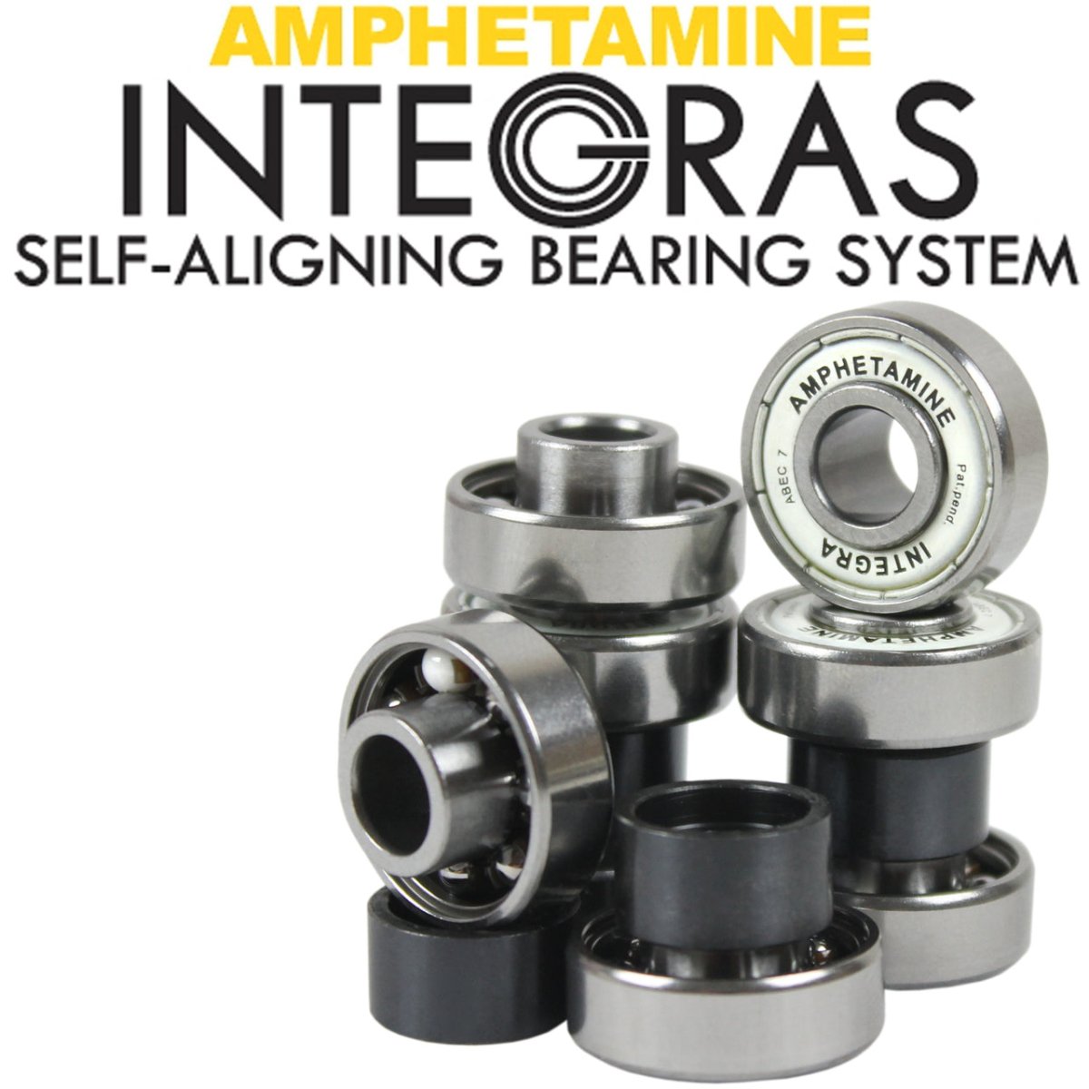 Amphetamine Integra Abec 7 Longboard Skateboard Kugellager - Skateboard - Kleinteile - Rollbrett Mission