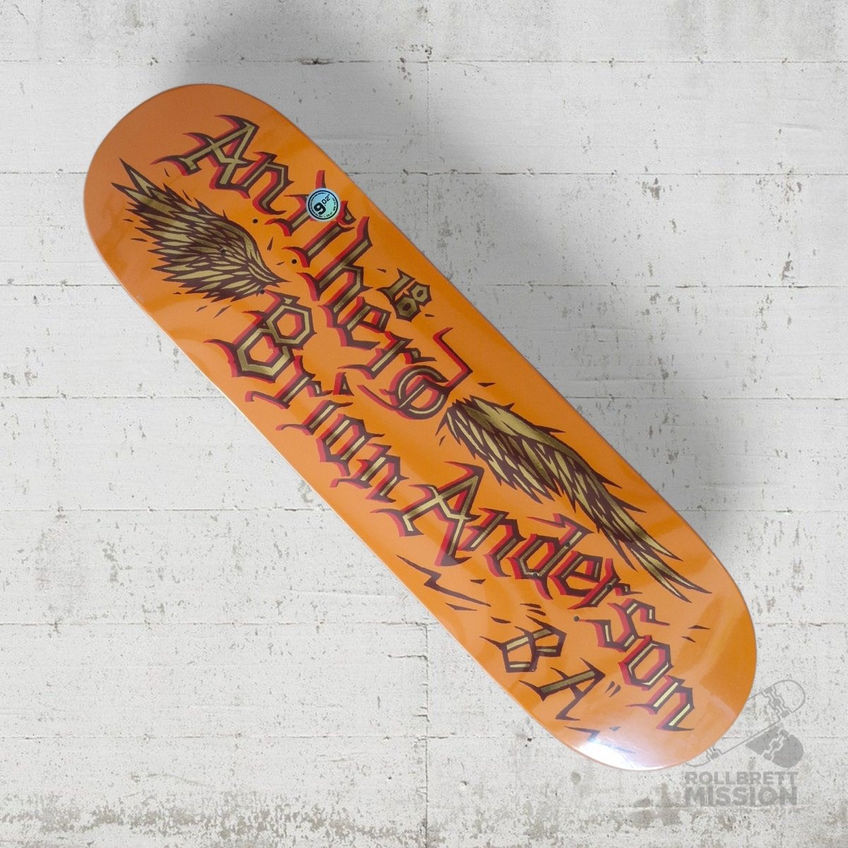 Anti Hero Anderson B.A. Customs 9.02 Deck - Skateboard - Decks - Rollbrett Mission