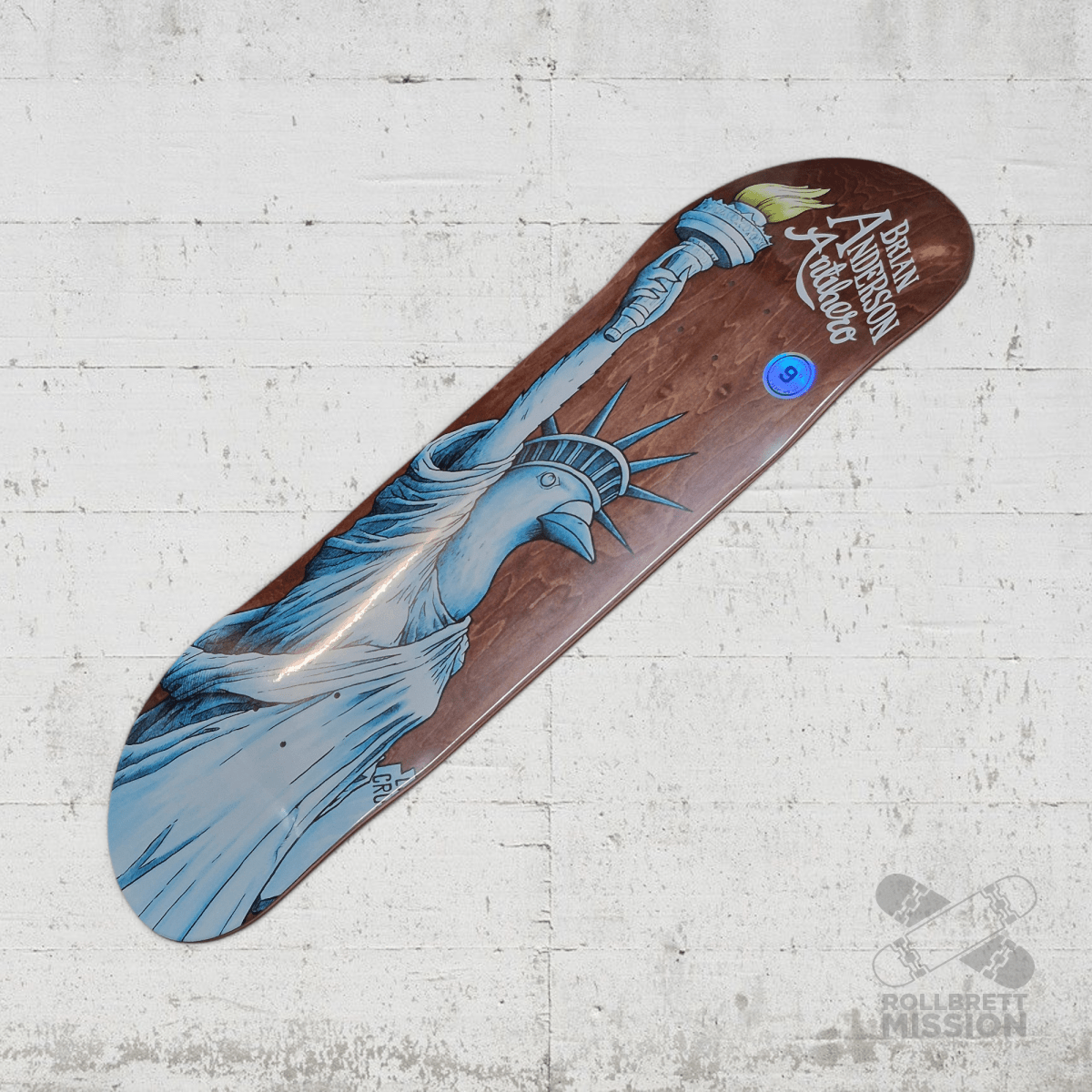 Anti Hero Anderson Libirdty 9.0 Deck - Skateboard - Decks - Rollbrett Mission