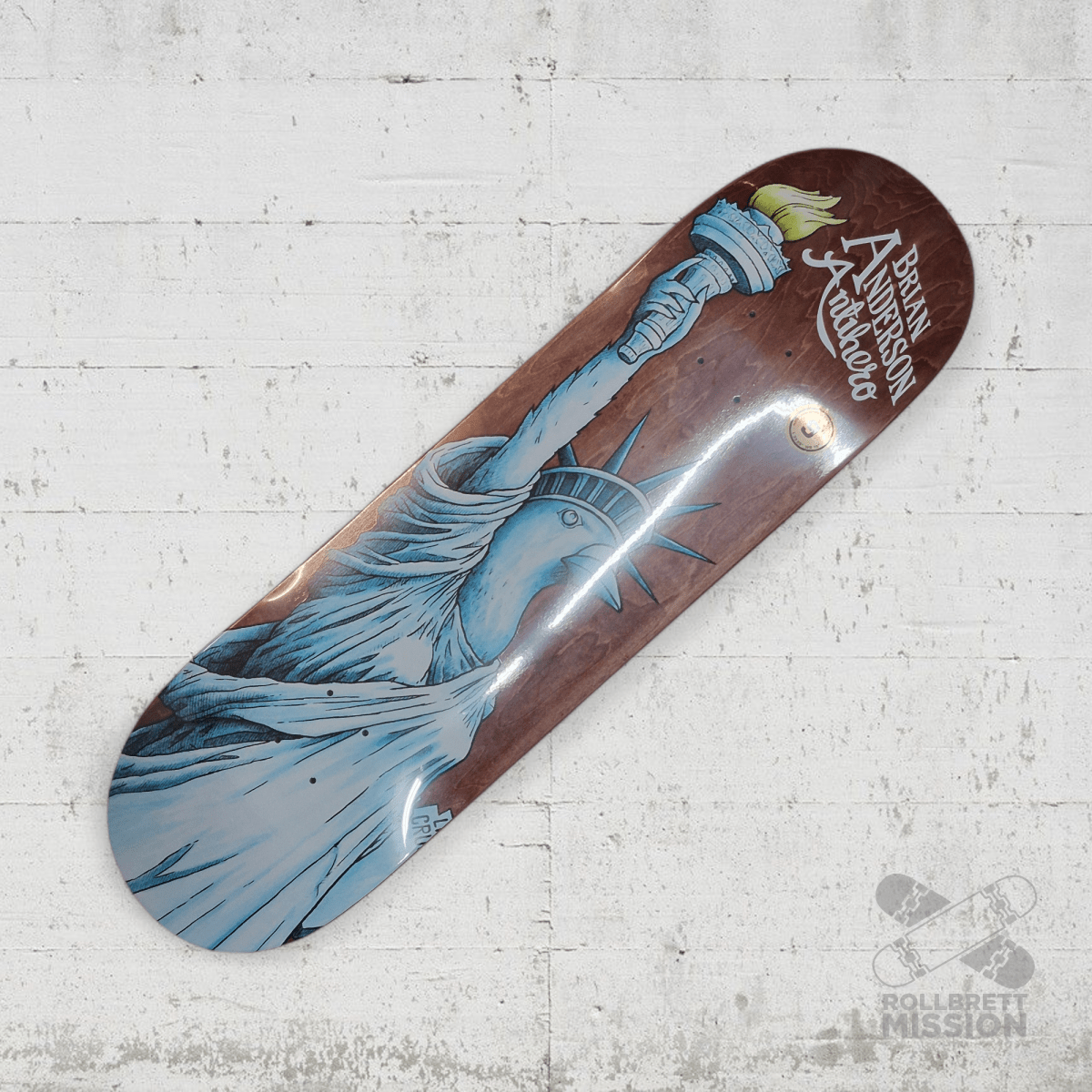 Anti Hero Anderson Libirdty 9.0 Deck - Skateboard - Decks - Rollbrett Mission