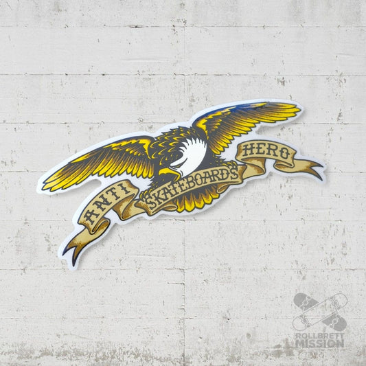 Anti Hero Classic Eagle Sticker L 21cm - Rollbrett Mission