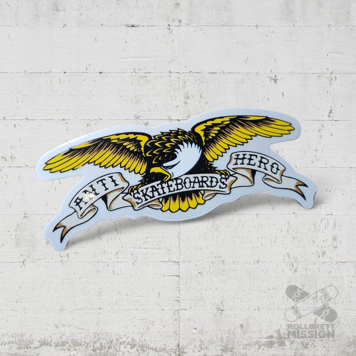 Anti Hero Classic Eagle Sticker S 10cm - Rollbrett Mission
