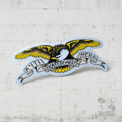Anti Hero Classic Eagle Sticker S 10cm - Rollbrett Mission