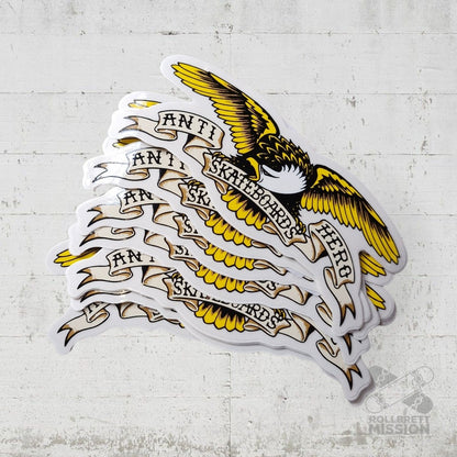 Anti Hero Classic Eagle Sticker S 10cm - Rollbrett Mission