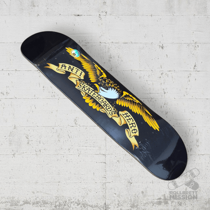 Anti Hero Classic Eagle Team black 8.12 Deck - Skateboard - Decks - Rollbrett Mission