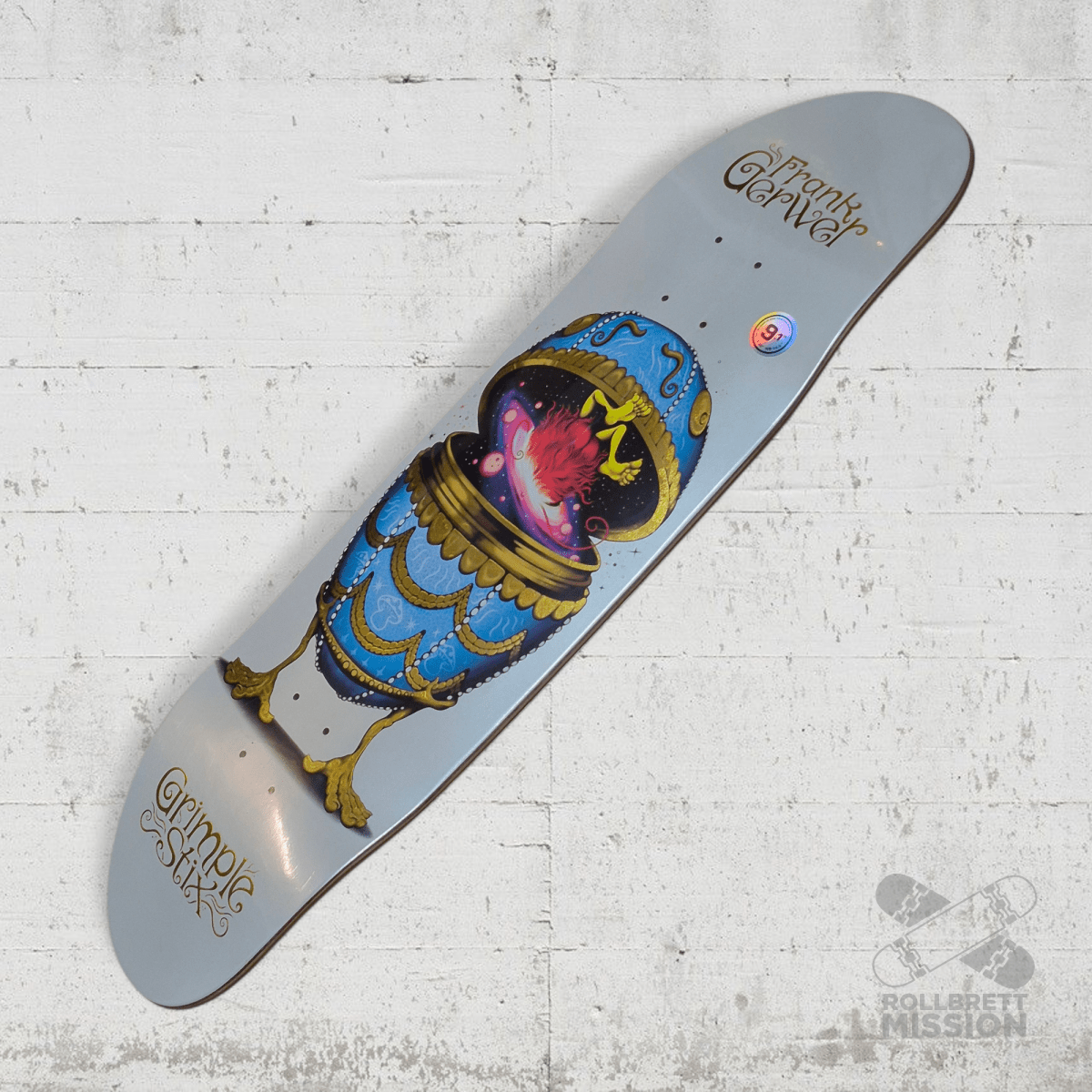Anti Hero Gerwer Grimple Stix Fabrage Egg 9.1 Deck - Skateboard - Decks - Rollbrett Mission