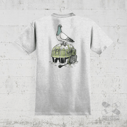 Anti Hero T-Shirt Liberdad Ringspun ash grey - Rollbrett Mission