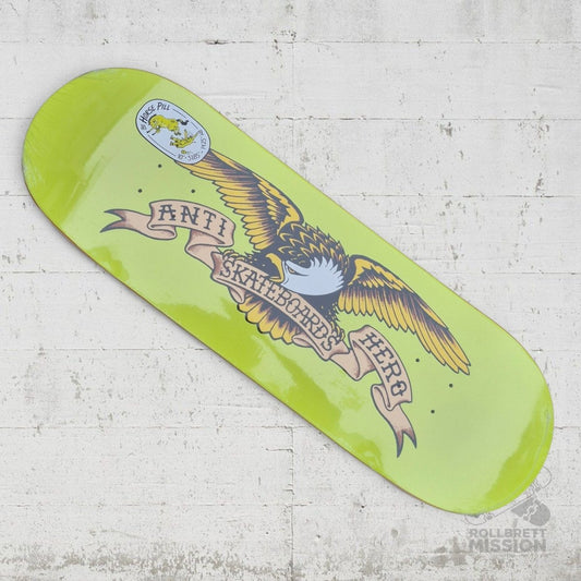 Anti Hero Team Classic Eagle Horse Pill 10.0 Deck - Skateboard - Decks - Rollbrett Mission