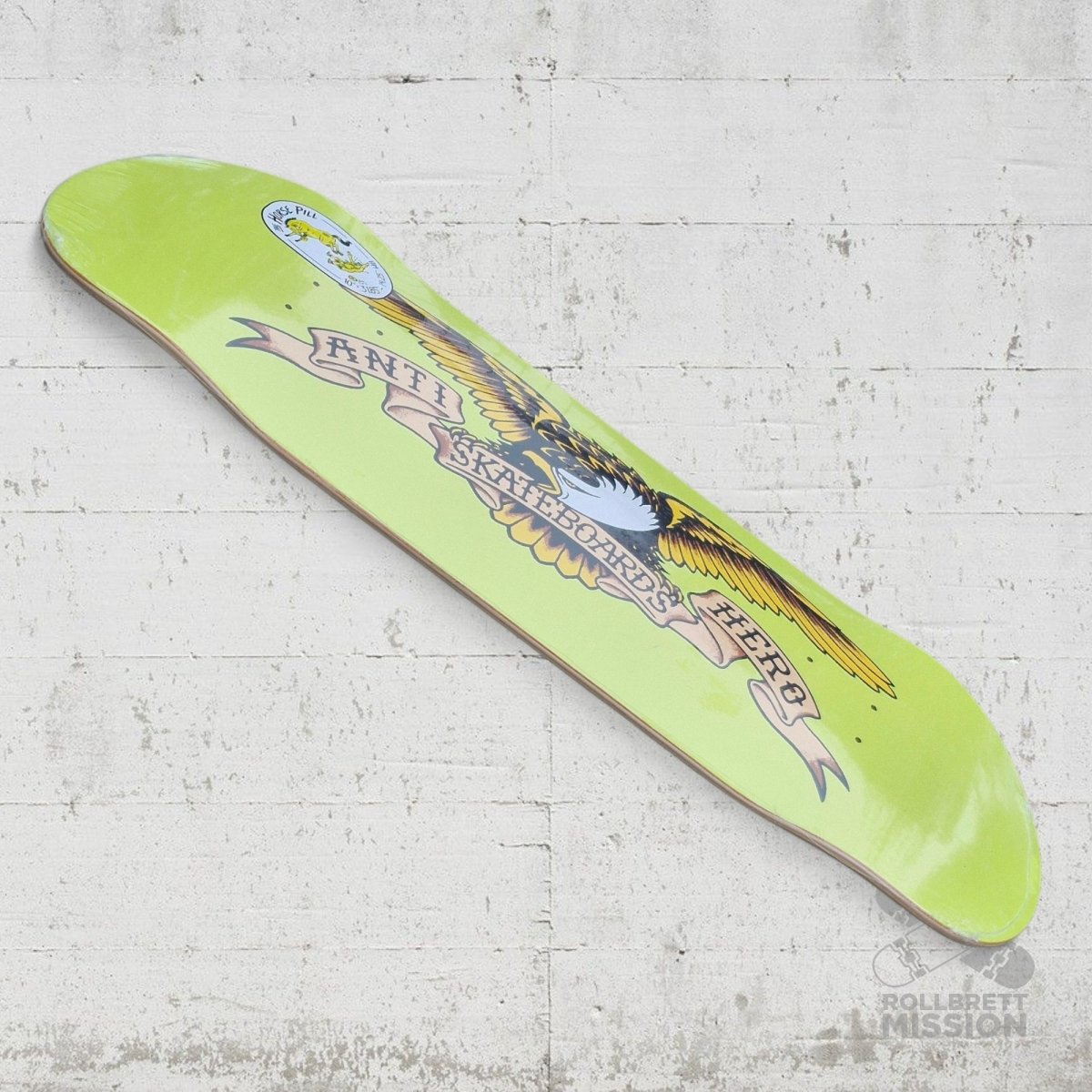Anti Hero Team Classic Eagle Horse Pill 10.0 Deck - Skateboard - Decks - Rollbrett Mission