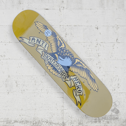 Anti Hero Team Classic Eagle Mini yellow 7.3 Deck - Skateboard - Decks - Rollbrett Mission