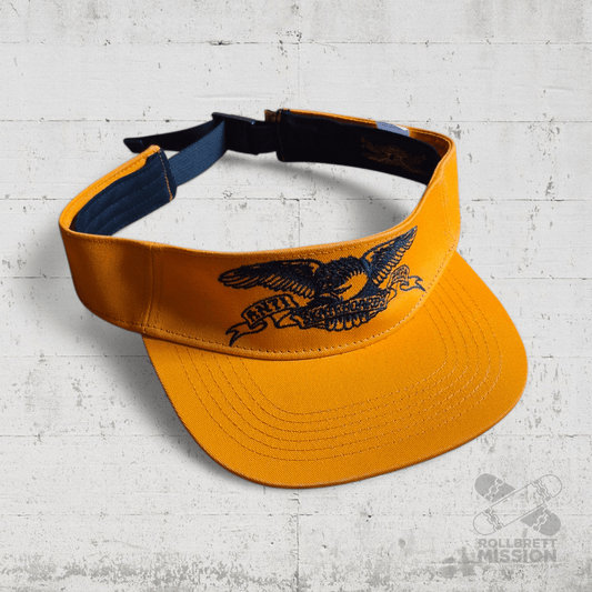 Anti Hero Visor Cap Basic Eagle orange black - Kopfbekleidung & - tücher - Rollbrett Mission