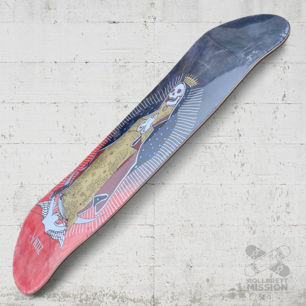 Antiz Maria Black Red 8.25 Deck - Skateboard - Decks - Rollbrett Mission