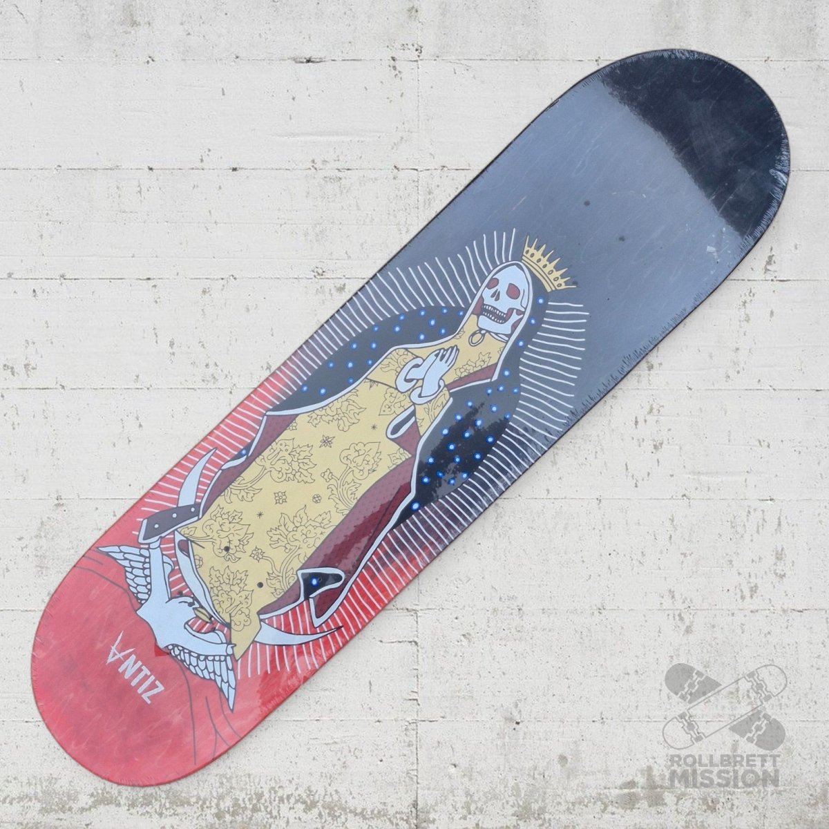 Antiz Maria Black Red 8.25 Deck - Skateboard - Decks - Rollbrett Mission
