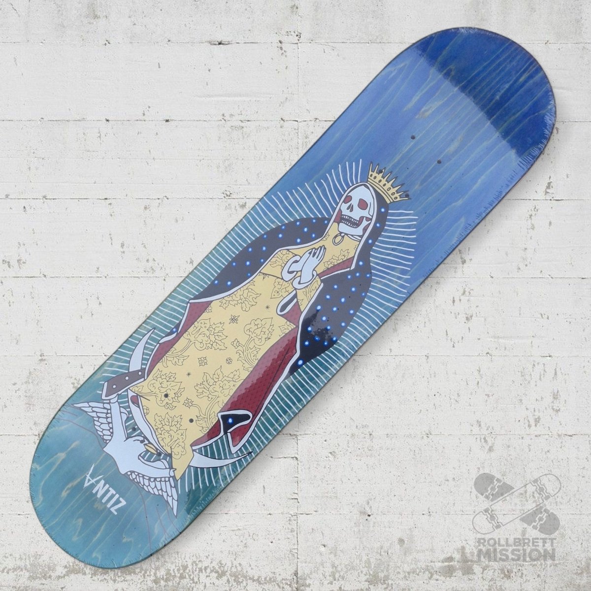 Antiz Maria Blue Green 8.125 Deck - Skateboard - Decks - Rollbrett Mission