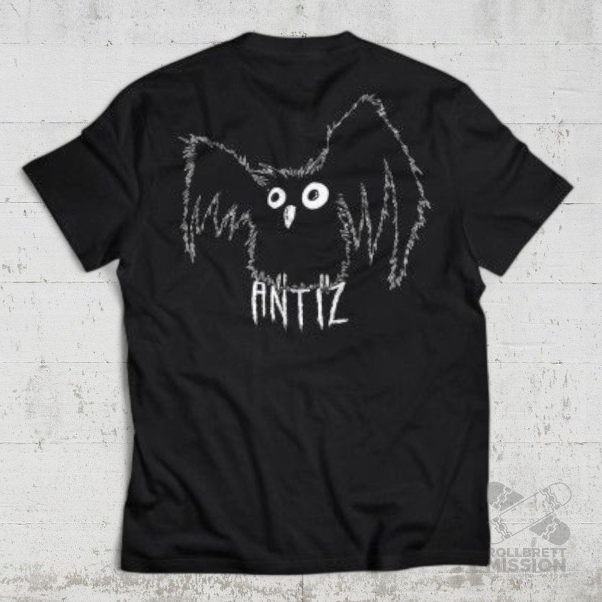 Antiz T-Shirt Hiboo black - Rollbrett Mission