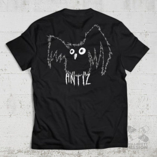 Antiz T-Shirt Hiboo black - Rollbrett Mission