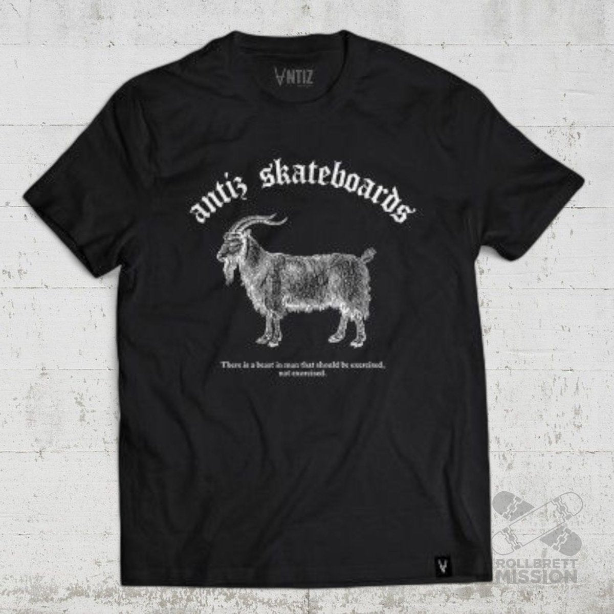 Antiz T-Shirt Szandor black - Rollbrett Mission
