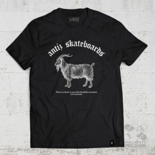 Antiz T-Shirt Szandor black - Rollbrett Mission