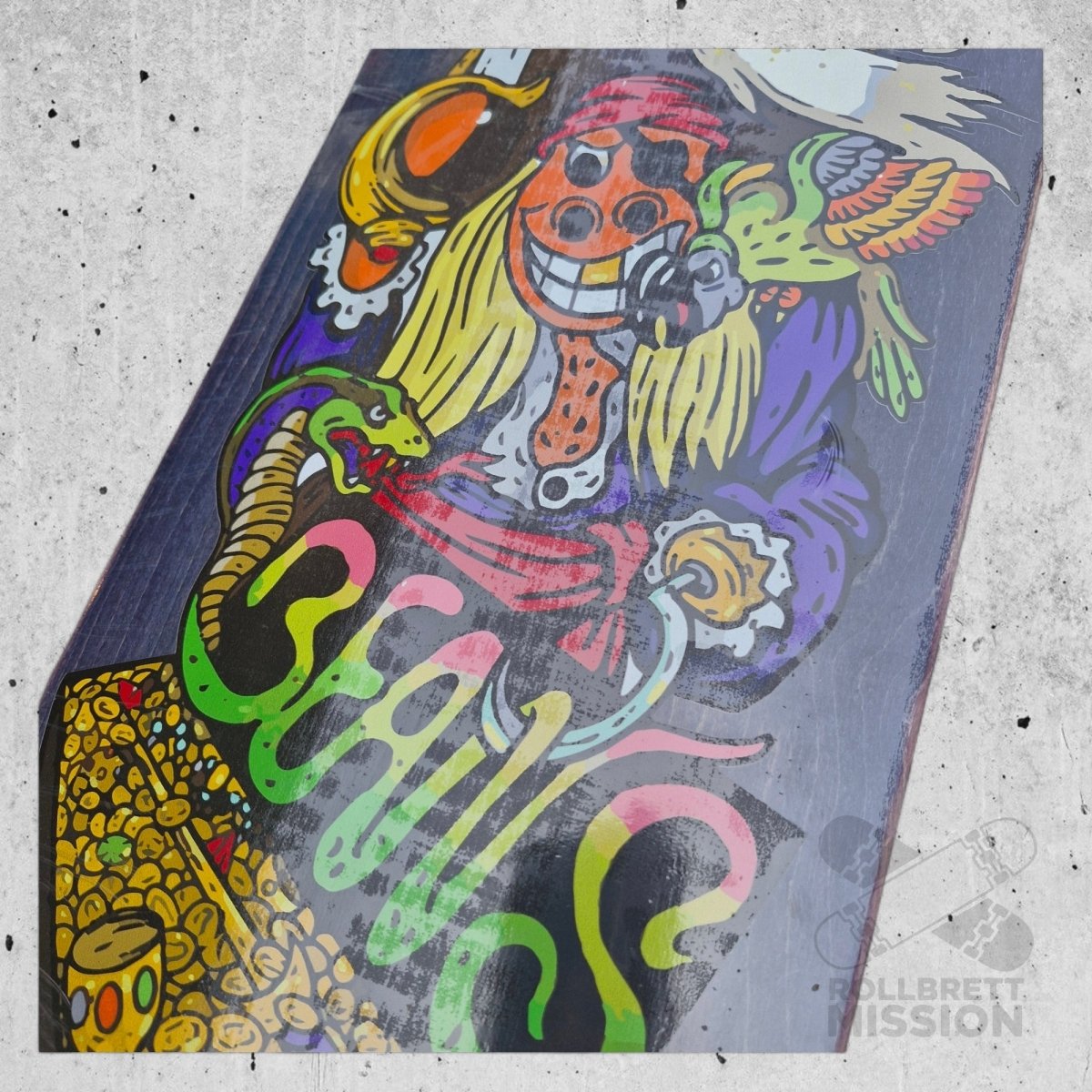 Bean Skateboards Pirates Classic Shape Deck - Skateboard - Decks - Rollbrett Mission
