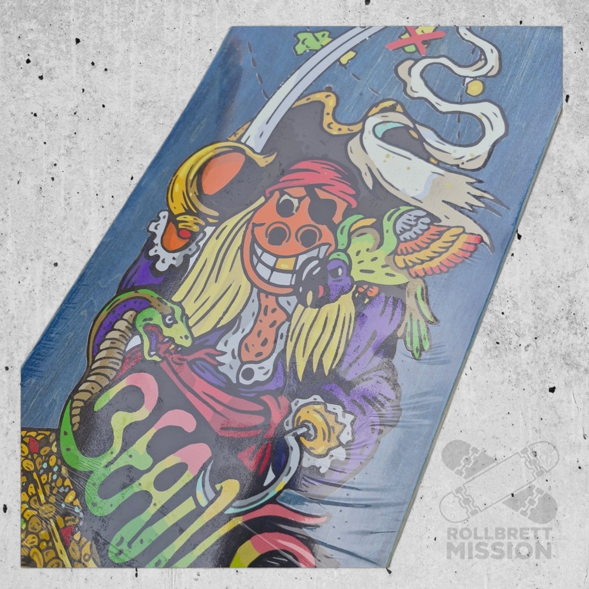 Bean Skateboards Pirates Classic Shape Deck - Skateboard - Decks - Rollbrett Mission