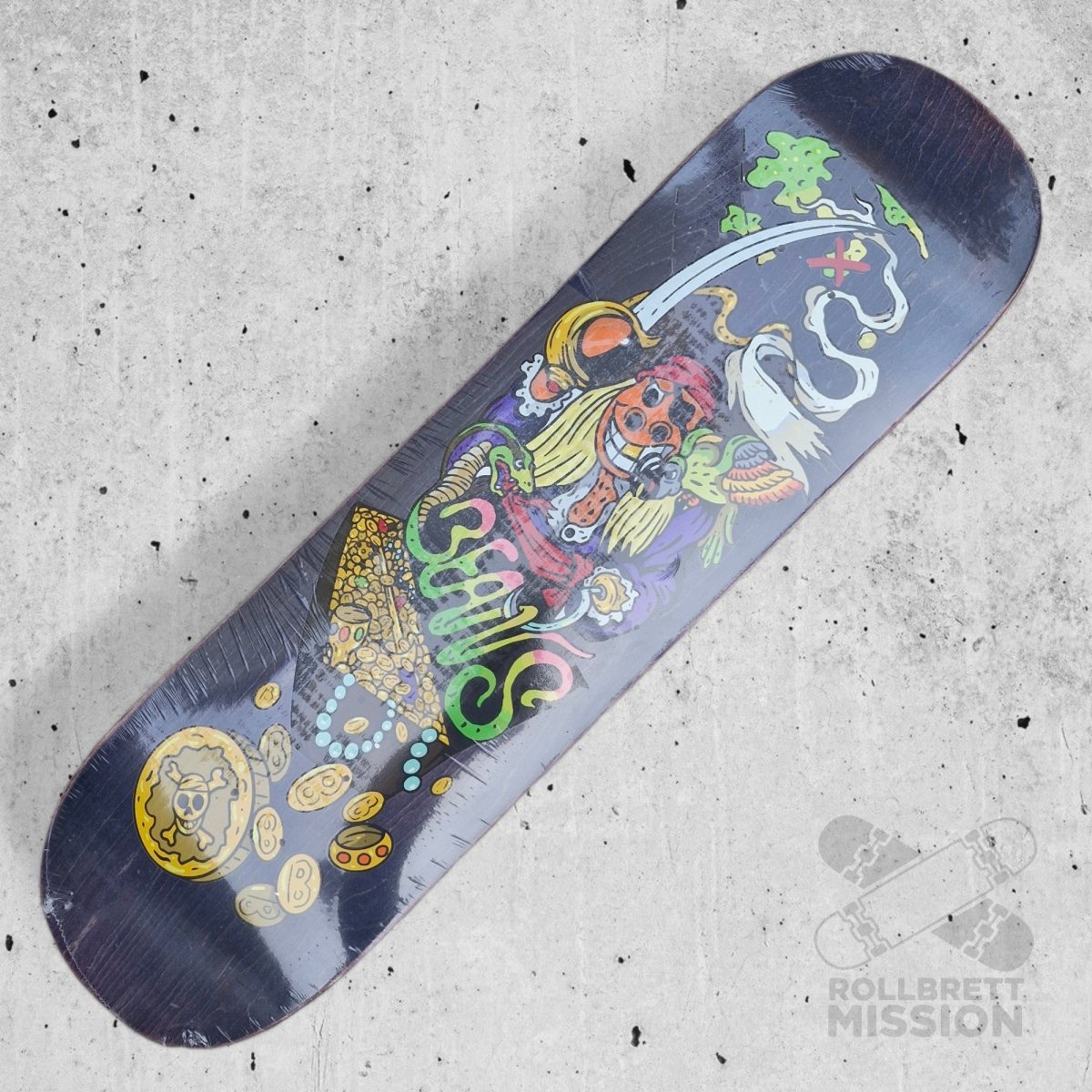 Bean Skateboards Pirates Classic Shape Deck - Skateboard - Decks - Rollbrett Mission
